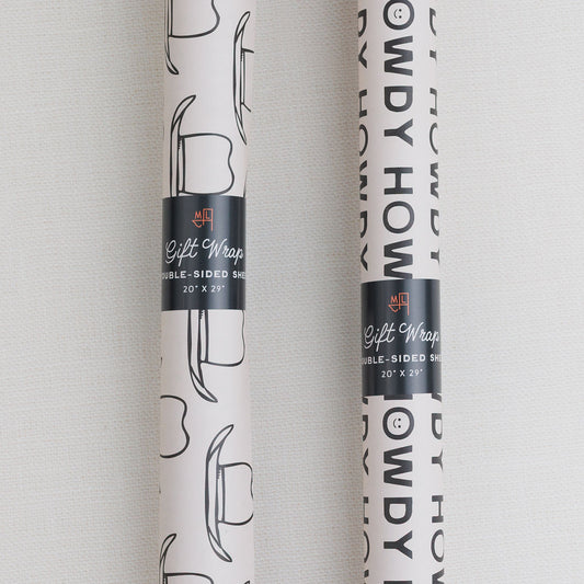 Hats & Howdys Gift Wrap