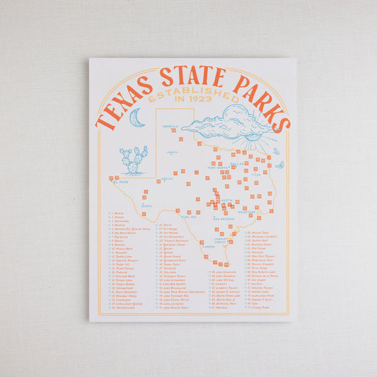 Texas State Park Map