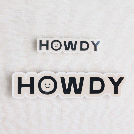 Happy Little Howdy Sticker