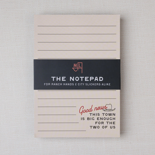 This Town is Big Enough Notepad