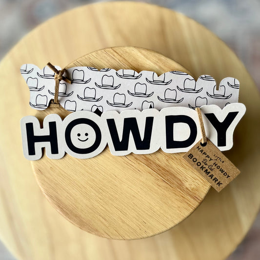Happy Little Howdy Bookmark