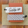 Giddy Up Bookmark