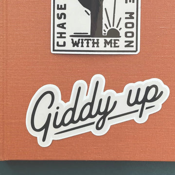 Giddy Up Sticker