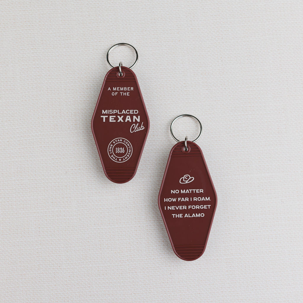 Tim Mccreadie Keychain The Misplaced Texan Club Keychain β Morgan Lacey Hart