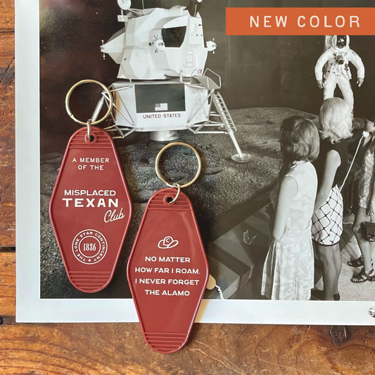 The Misplaced Texan Club Keychain