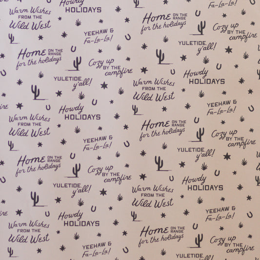 Holiday Gift Wrap - Home (on the Range) for the Holidays