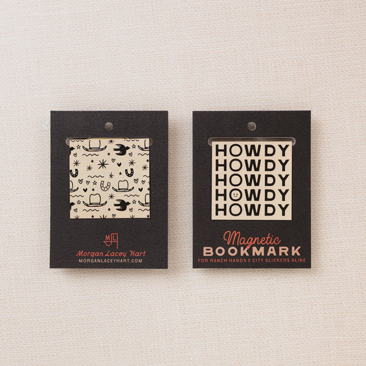 Happy Little Howdy Magnetic Bookmark