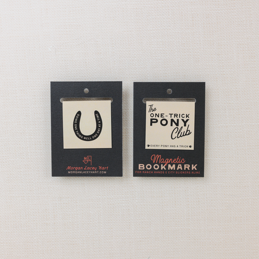 One Trick Pony Club Magnetic Bookmark