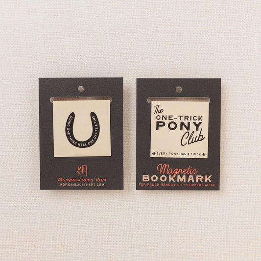 One Trick Pony Club Magnetic Bookmark